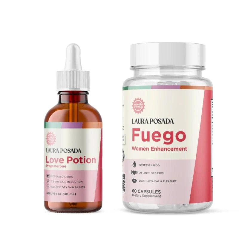 Combo Amore Mio | Mejora Las Relaciones Íntimas con Potenciador de la Líbido y Progesterona