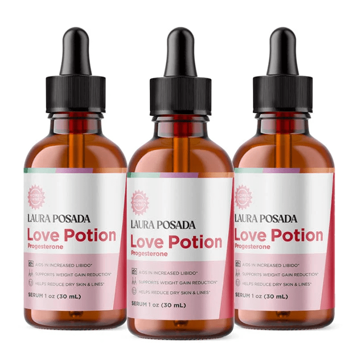 Love Potion | Progesterona tópica para Aumentar la Libido, Reducir Sofocos, Mejorar Resequedad de la Piel