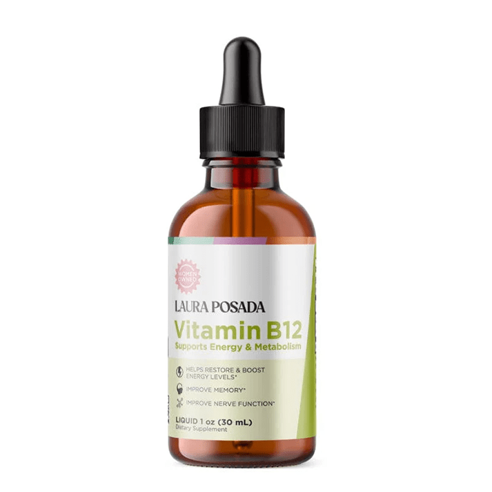 Vitamina B12 Líquida 5000 mcg | Suplemento Natural | Laura Posada