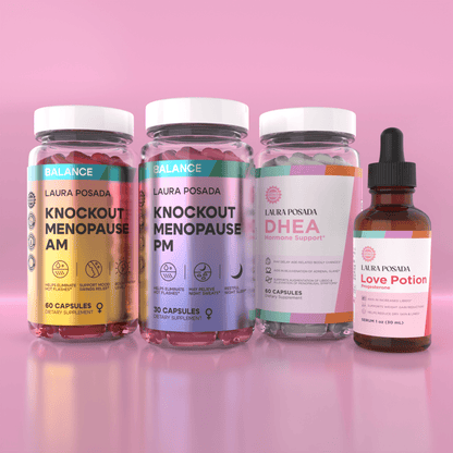 Combo Apoyo Hormonal 360; Apoya Y Equilibra Producción Natural de las Hormonas Progesterona, Testosterona Y Estrógeno