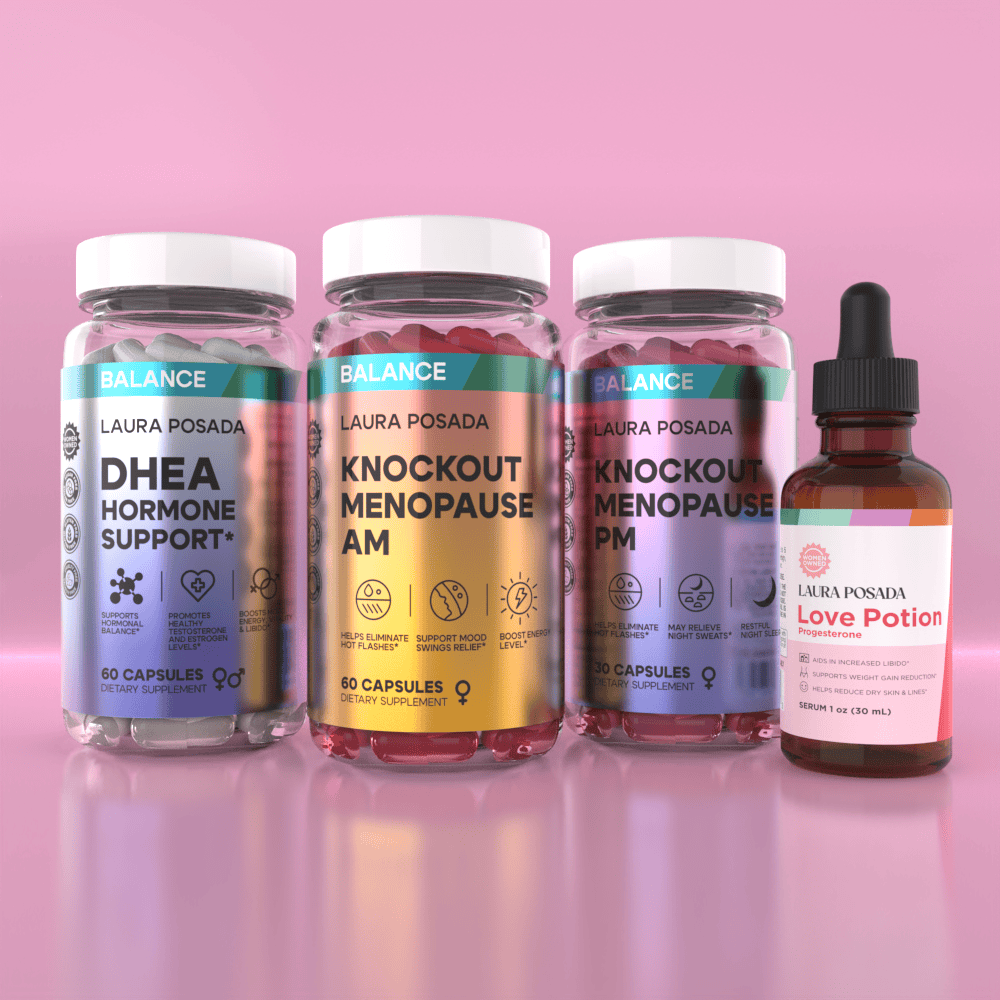 <tc>360 Hormonal Support Combo: Supports and Balances the Natural Production of Progesterone, Testosterone, and Estrogen</tc>