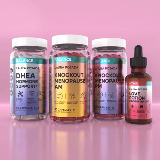 Combo Apoyo Hormonal 360; Apoya Y Equilibra Producción Natural de las Hormonas Progesterona, Testosterona Y Estrógeno