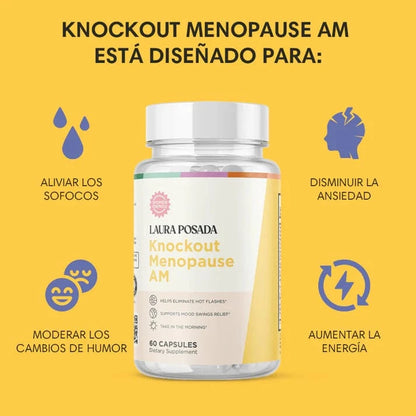 <tc>Knockout Menopause AM | Natural Support for Energy, Focus, Mood Swings, and Hot Flashes</tc>
