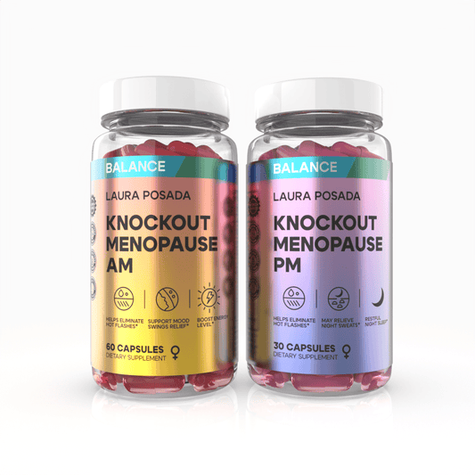 *Combo Knockout Menopause 24 / 7 | Alivio Síntomas Menopausia AM y PM