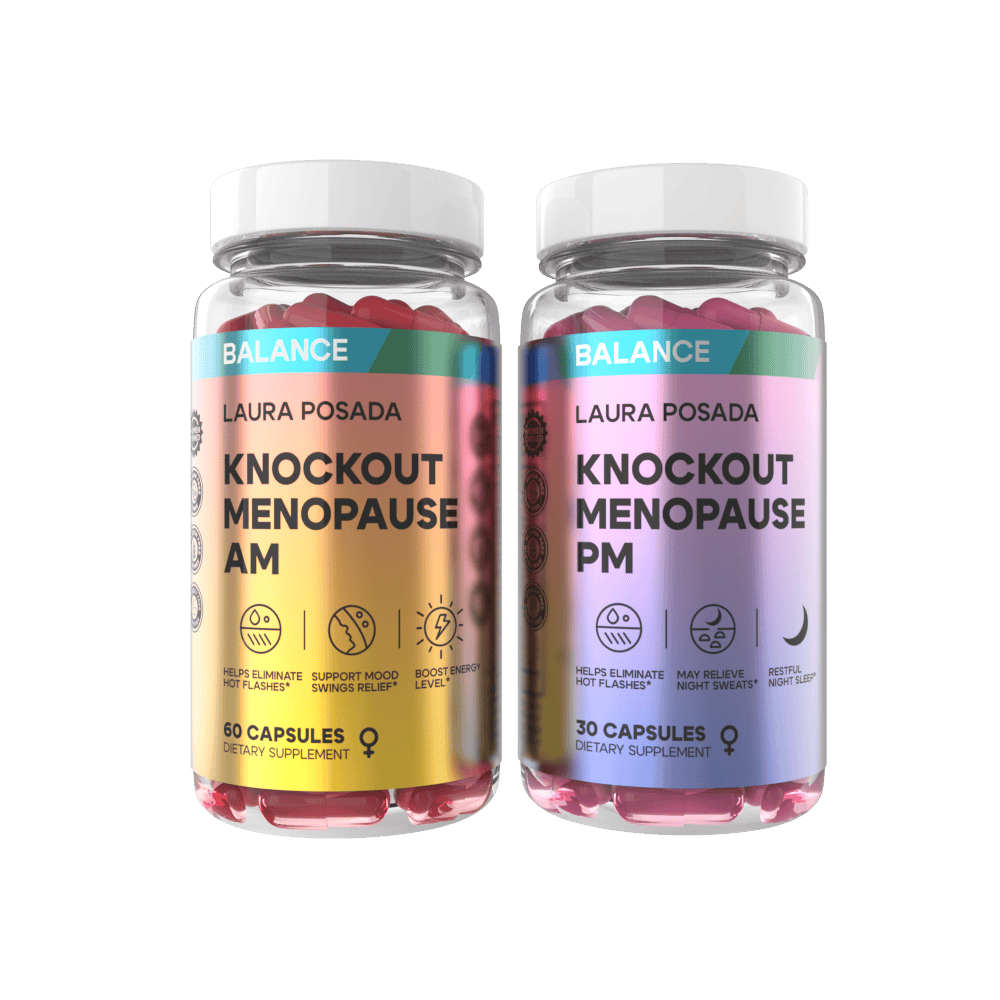 Combo Knockout Menopause 24 / 7 | Alivio Síntomas Menopausia AM y PM