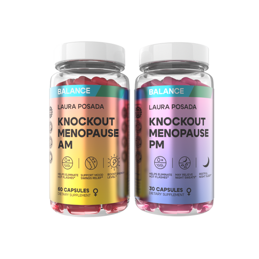 Combo Knockout Menopause 24 / 7 | Alivio Síntomas Menopausia AM y PM