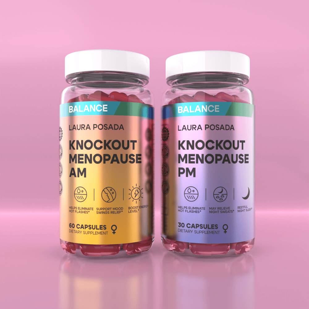 *Combo Knockout Menopause 24 / 7 | Alivio Síntomas Menopausia AM y PM
