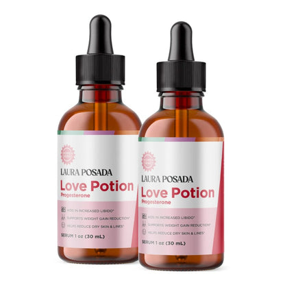 Love Potion | Progesterona tópica para Aumentar la Libido, Reducir Sofocos, Mejorar Resequedad de la Piel