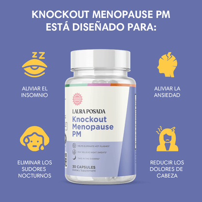 Knockout Menopause 24/7 Combo | Alivio Síntomas Menopausia