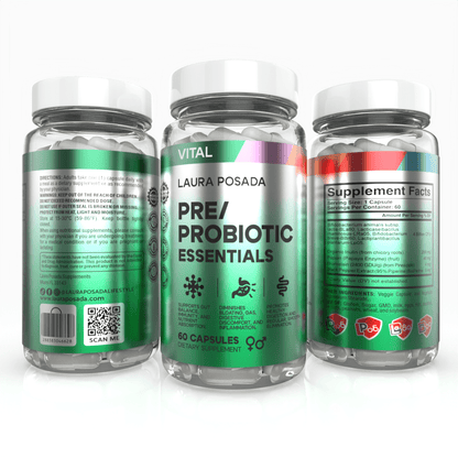 PRE PROBIOTIC ESSENTIALS – Fórmula Premium de Última Generación para Digestión, Inmunidad y Bienestar Total
